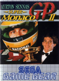 Ayrton Senna´s Super Monaco GP II PAL Sega Game Gear PAL box art